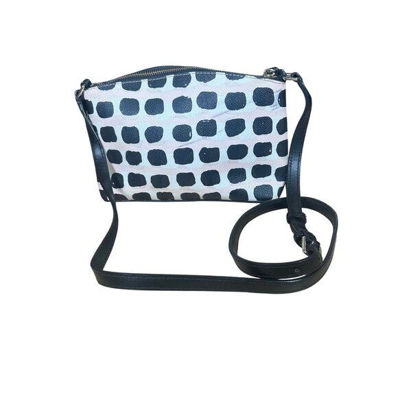 Kate Spade New York Millie Grove Street Crossbody Bag in Black Pink & White - Picture 11 of 12